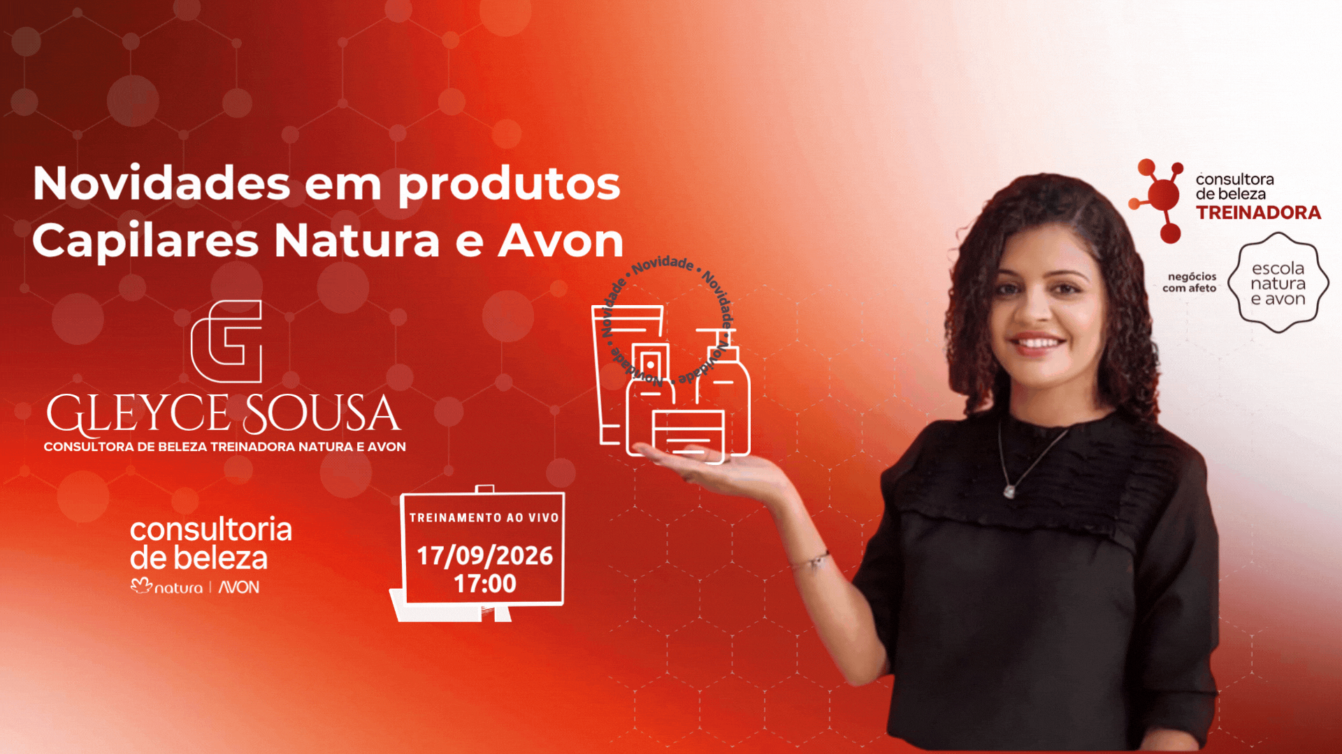 #Produtos: Novidades em produtos Capilares - Natura e Avon - CBT - 17/09 - 17h00