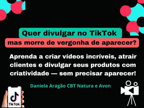 #JORNADADIGITALQuer divulgar no TikTok mas tem vergonha de aparecer? - Vem aprender a criar vídeos incríveis sem precisar mostrar o rosto! - CBT - 13/01 - 20h30