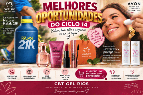 OPORTUNIDADES DO CICLO 14 - PARA UM PEDIDO LUCRATIVO COMBINADO - CBT - 08/09 - 08h00