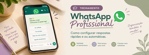 WhatsApp Profissional - como configurar respostas automáticas ou rápidas - CBT - 20/10 - 07h59