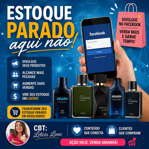 Estoque parado? Aqui não! Vamos eliminar - O estoque parado utilizando o Facebook - CBT - 29/06 - 17h20