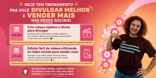 Crie vídeos rápidos e fácies para divulgar - Como criar seus vídeos para divulgação - CBT - 21/05 - 18h50